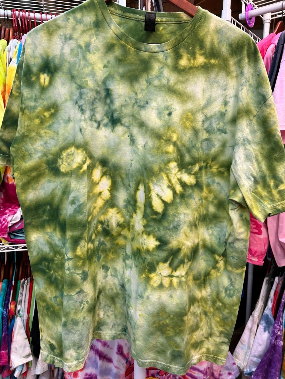 Hand-Dyed Tie-Dye Tee One of a Kind Size
